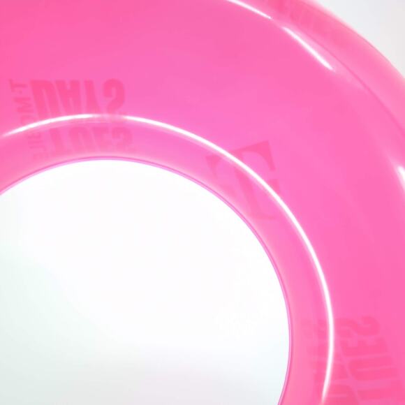 T-Mobile Tuesdays Logo Pink & Transparent Inflatable Pool Ring Float Tube - New - Picture 10 of 13